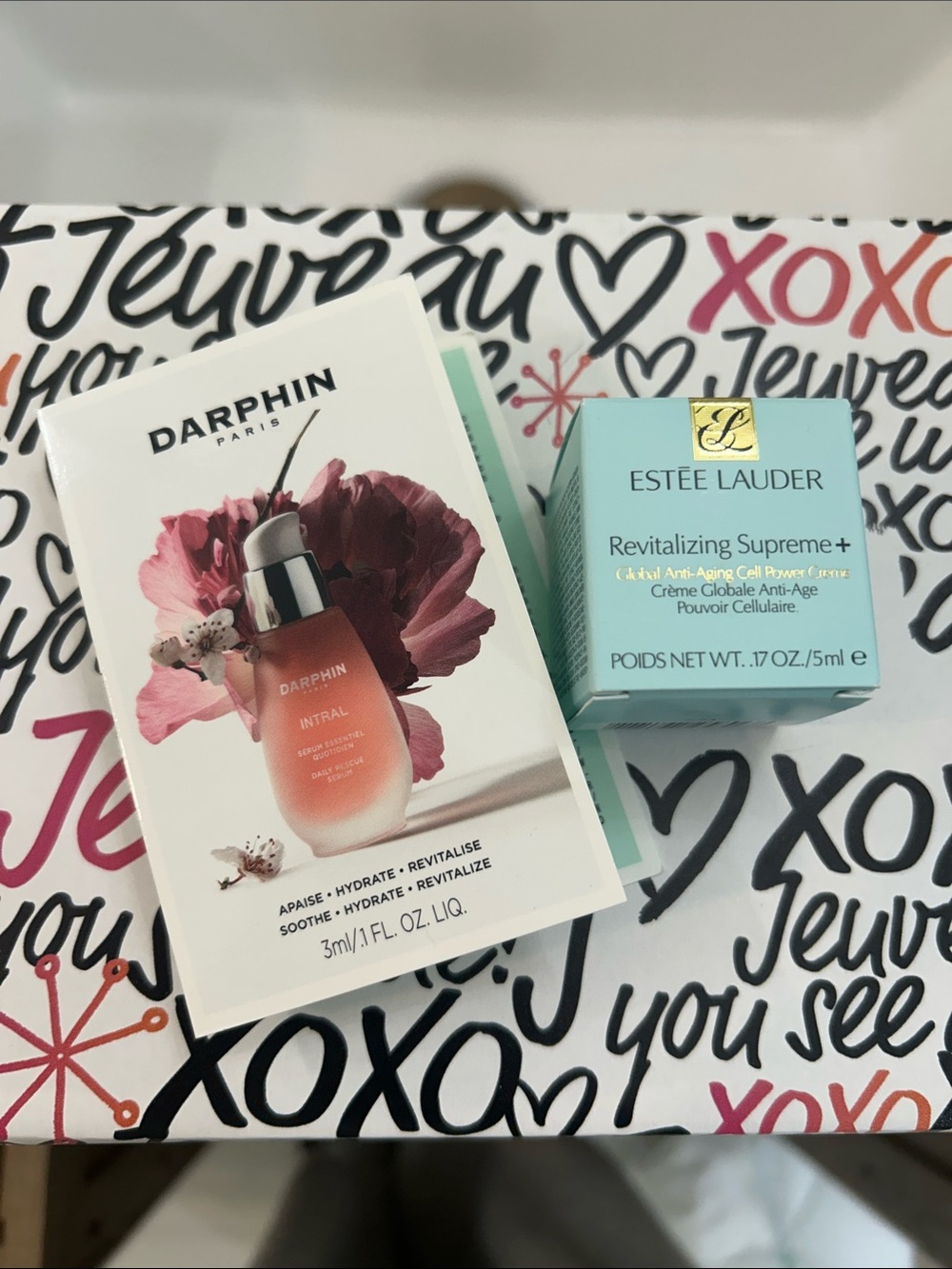 Estée Lauder Revitalizing Supreme+ Moisturizer and Darphin Skincare Sample